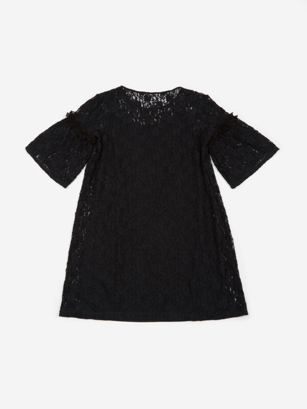 Lace Dress in Black - Image 3